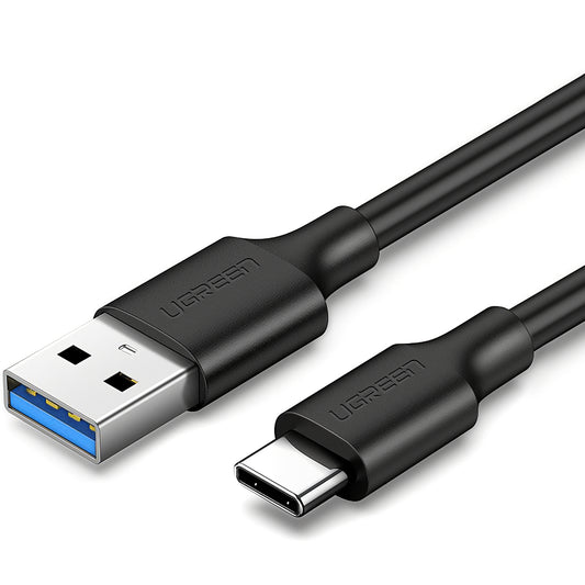 Kabel pro data a nabíjení USB-A - USB-C UGREEN US184, 60W, 2m, černý