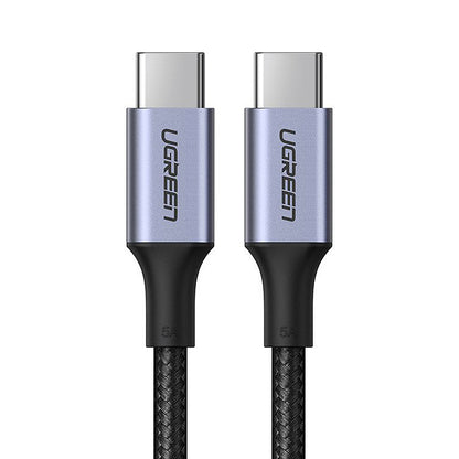 Datový a nabíjecí kabel USB-C - USB-C UGREEN US316, 100W, 2m, šedý