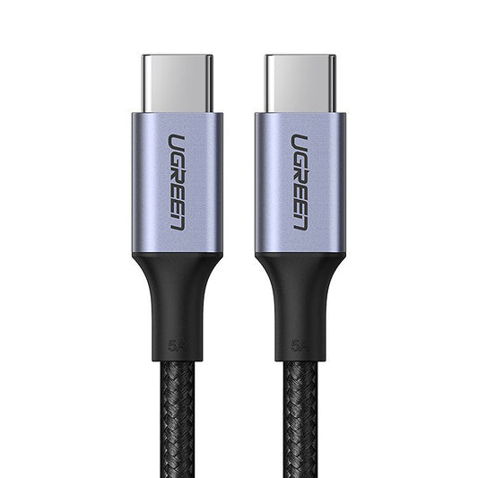 Datový a nabíjecí kabel USB-C - USB-C UGREEN US316, 100W, 2m, šedý