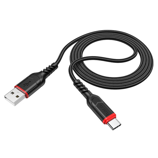 Datový a nabíjecí kabel USB-A - USB-C HOCO X59 Victory, 18W, 1m, černý