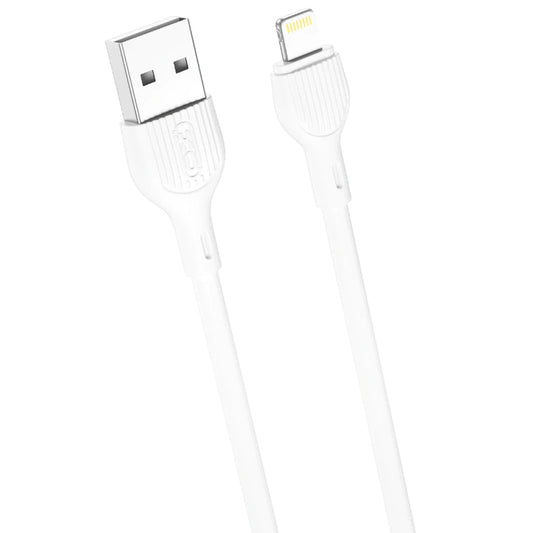 Datový a nabíjecí kabel USB-A - Lightning XO Design NB200, 10W, 1m, Bílý