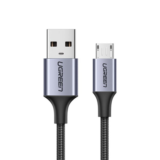 Kabel pro data a nabíjení USB-A - microUSB UGREEN US290, 18W, 1.5m, černý