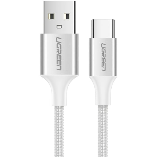 Kabel pro data a nabíjení USB-A - USB-C UGREEN US288, 18W, 1m, bílý