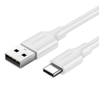 Datový a nabíjecí kabel USB-A - USB-C UGREEN US287, 18W, 1.5m, bílý
