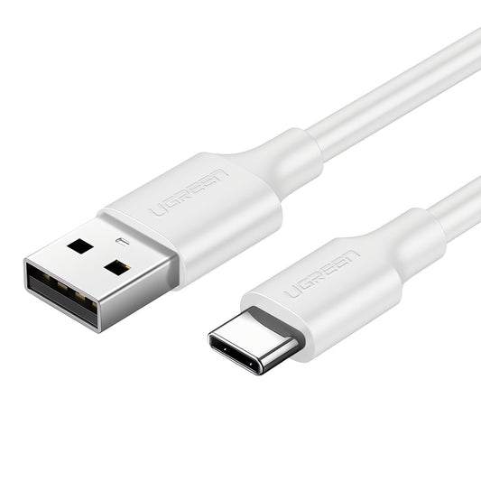 Datový a nabíjecí kabel USB-A - USB-C UGREEN US287, 18W, 1.5m, bílý