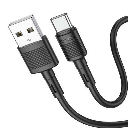 Datový a nabíjecí kabel USB-A - USB-C HOCO X83 Victory, 20W, 1m, Černý