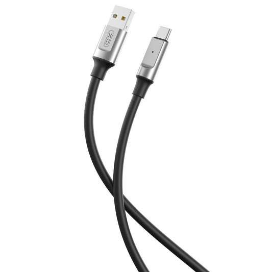 Datový a nabíjecí kabel USB-A - USB-C XO Design NB251, 18W, 1m, Černý