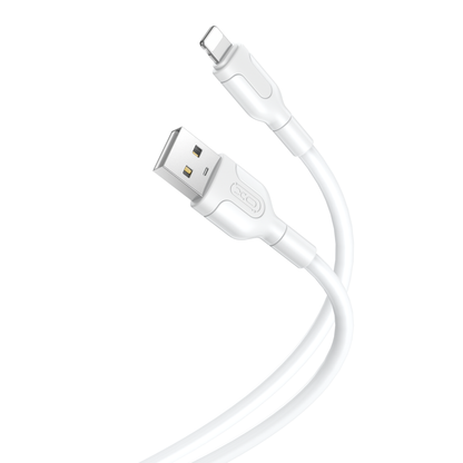 Datový a nabíjecí kabel USB-A - Lightning XO Design NB212, 18W, 1m, Bílý