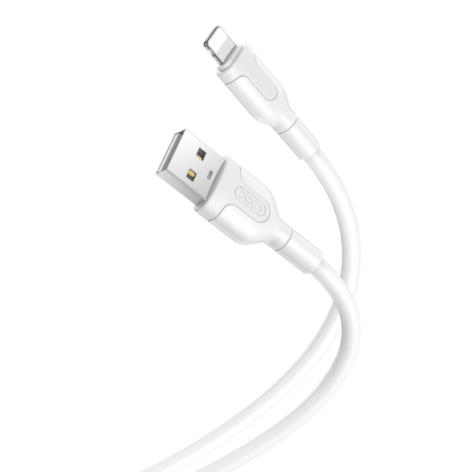 Datový a nabíjecí kabel USB-A - Lightning XO Design NB212, 18W, 1m, Bílý