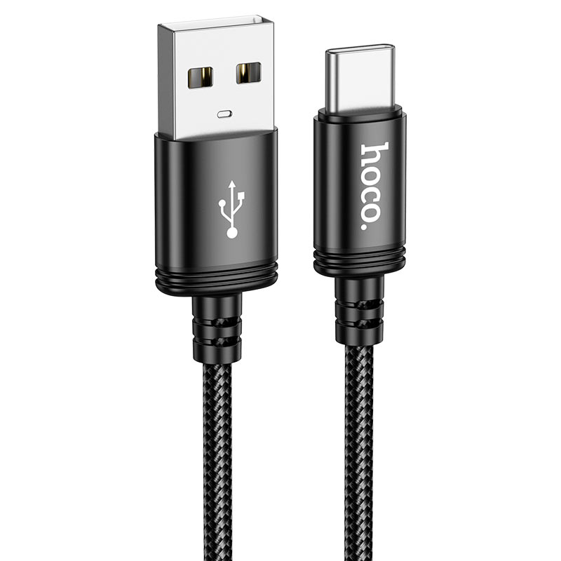 Datový a nabíjecí kabel USB-A - USB-C HOCO X91, 18W, 3m, černý