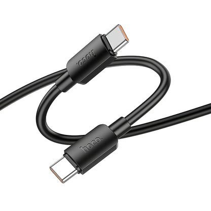Datový a nabíjecí kabel USB-C - USB-C HOCO X96, 100W, 1m, černý