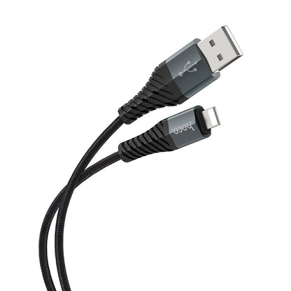 Datový a nabíjecí kabel USB-A - Lightning HOCO X38 Cool, 18W, 1m, černý 