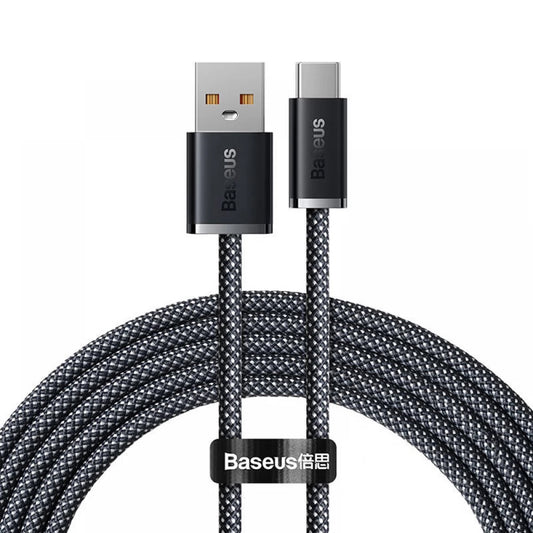Datový a nabíjecí kabel USB-A - USB-C Baseus Dynamic Series, 100W, 2m, šedý CALD000716