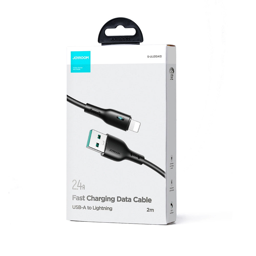 Datový a nabíjecí kabel USB-A - Lightning Joyroom A13, 18W, 2m, černý