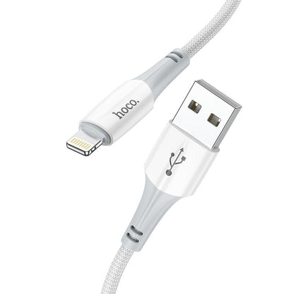 Datový a nabíjecí kabel USB-A - Lightning HOCO X70, 18W, 1m, Bílý