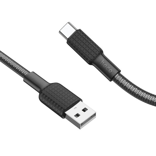 Datový a nabíjecí kabel USB-A - USB-C HOCO X69, 18W, 1m, černý