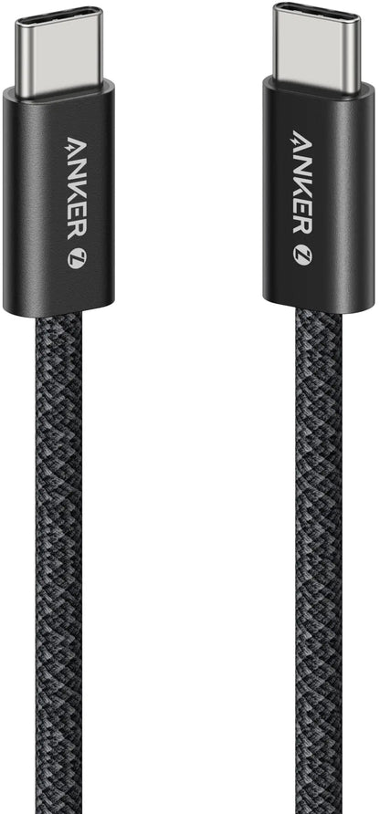 Datový a nabíjecí kabel USB-C - USB-C Anker Zolo, 240W, 1m, Černý A8060H11
