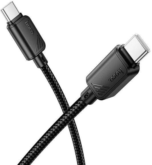 Datový a nabíjecí kabel USB-C - USB-C HOCO X113, 60W, 1m, černý
