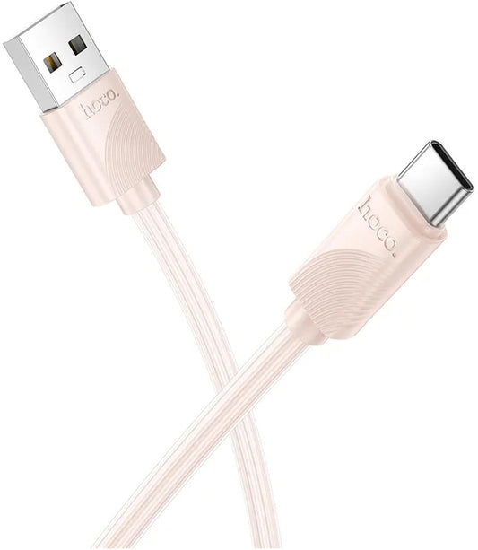 Datový a nabíjecí kabel USB-A - USB-C HOCO X114, 18W, 1m, Růžový