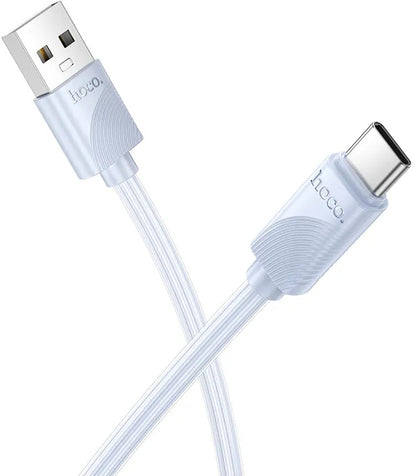 Kabel pro data a nabíjení USB-A - USB-C HOCO X114, 18W, 1m, Modrý