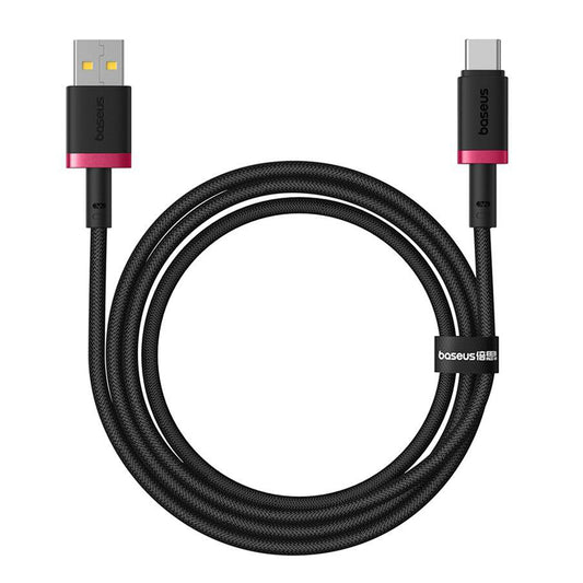 Kabel pro data a nabíjení USB-A - USB-C Baseus Dura Series, 60W, 1m, Červený P10377802U01-01
