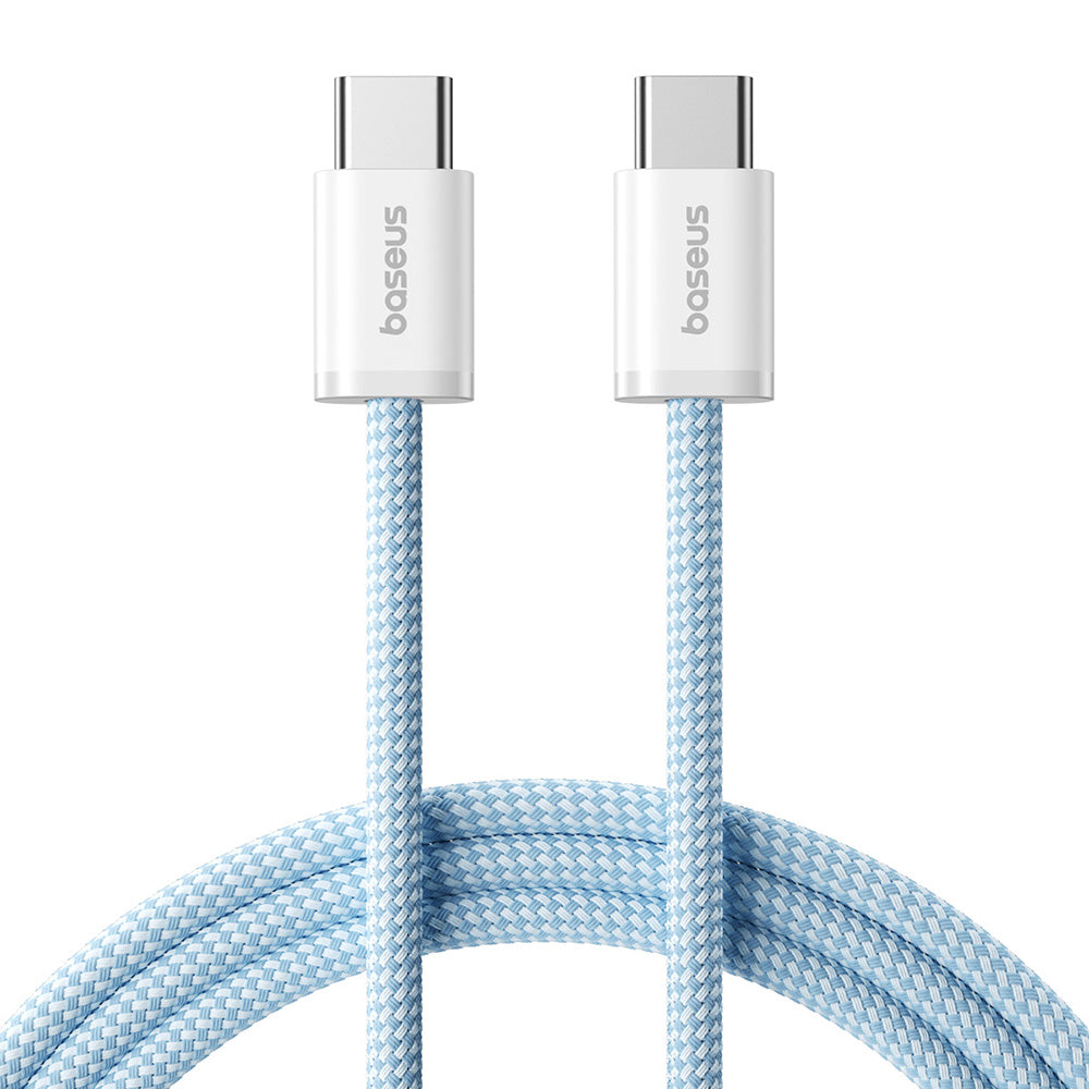 Datový a nabíjecí kabel USB-C - USB-C Baseus Dynamic 4 Series, 100W, 2m, Modrý P10381400311-01