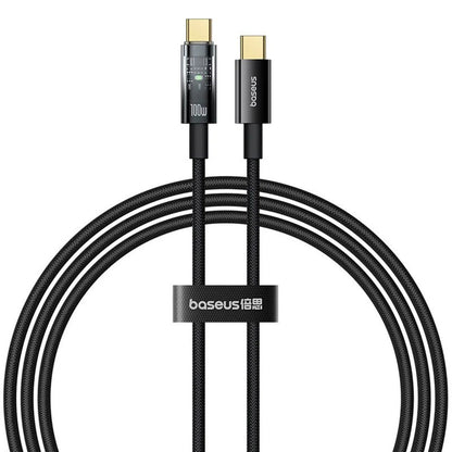 Datový a nabíjecí kabel USB-C - USB-C Baseus Explorer, 100W, 2m, černý P10319704111-00