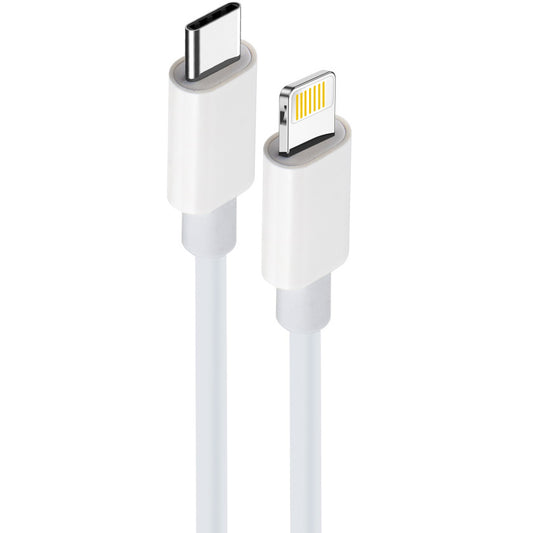 Datový a nabíjecí kabel USB-C - Lightning MaXlife MXUC-05, 20W, 1m, Bílý