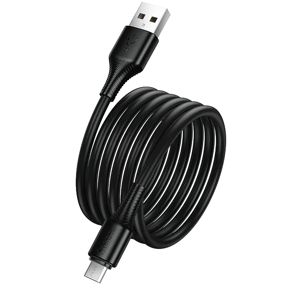 Datový a nabíjecí kabel USB-A - microUSB HOCO X120, 18W, 1m, černý