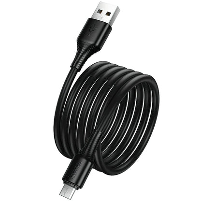 Datový a nabíjecí kabel USB-A - microUSB HOCO X120, 18W, 1m, černý