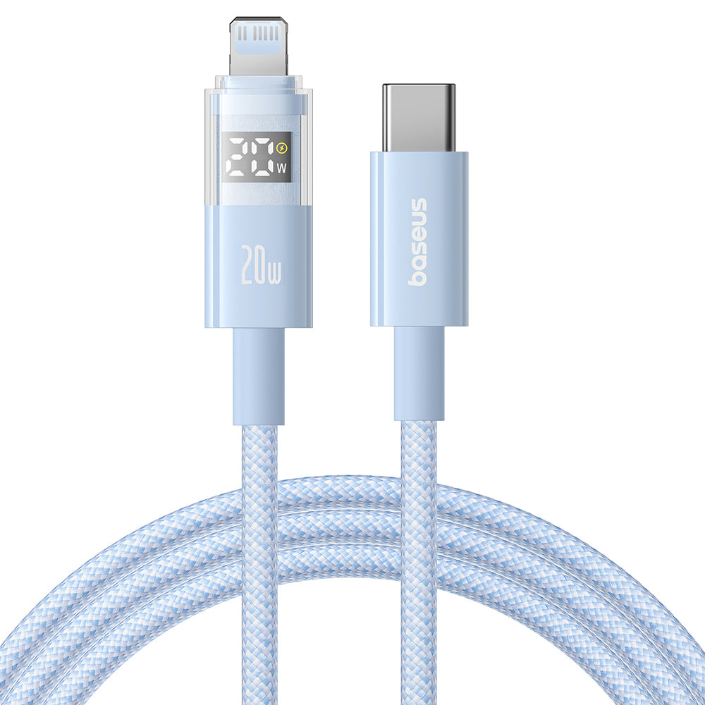 Kabel pro data a nabíjení USB-C - USB-C Baseus Display 2, 100W, 2m, Modrý P10382702311-01