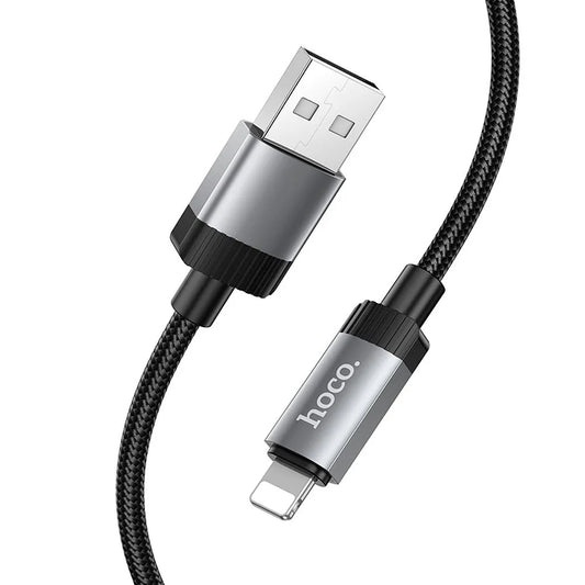 Datový a nabíjecí kabel USB-A - Lightning HOCO X117, 18W, 1m, černý