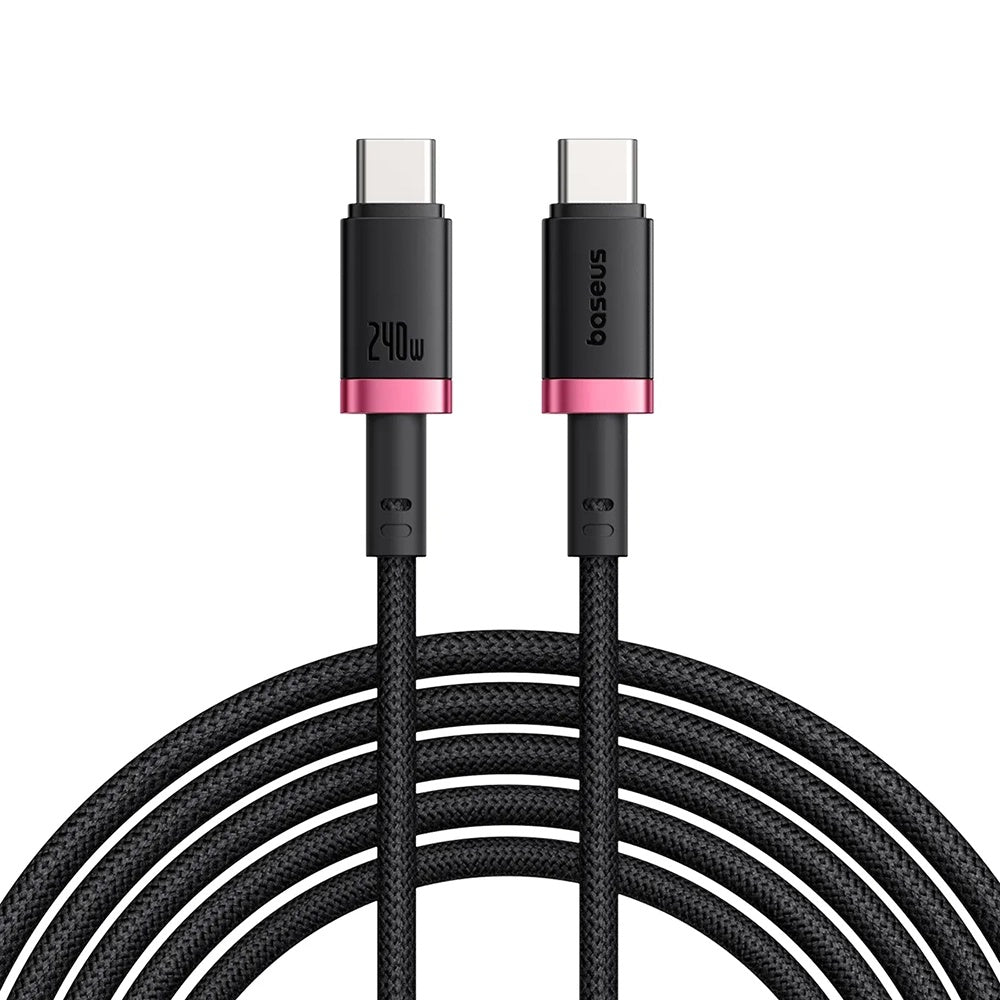 Datový a nabíjecí kabel USB-C - USB-C Baseus Dura Series, 240W, 1m, Červený P10377803U03-01
