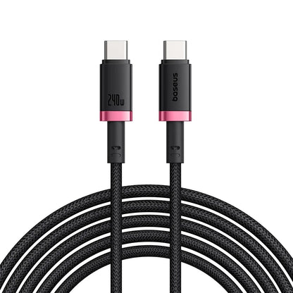 Datový a nabíjecí kabel USB-C - USB-C Baseus Dura Series, 240W, 1m, Červený P10377803U03-01
