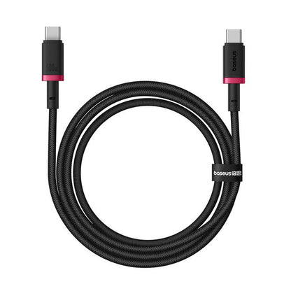 Kabel pro data a nabíjení USB-C - USB-C Baseus Dura Series, 100W, 1m, Červený P10377803U01-01