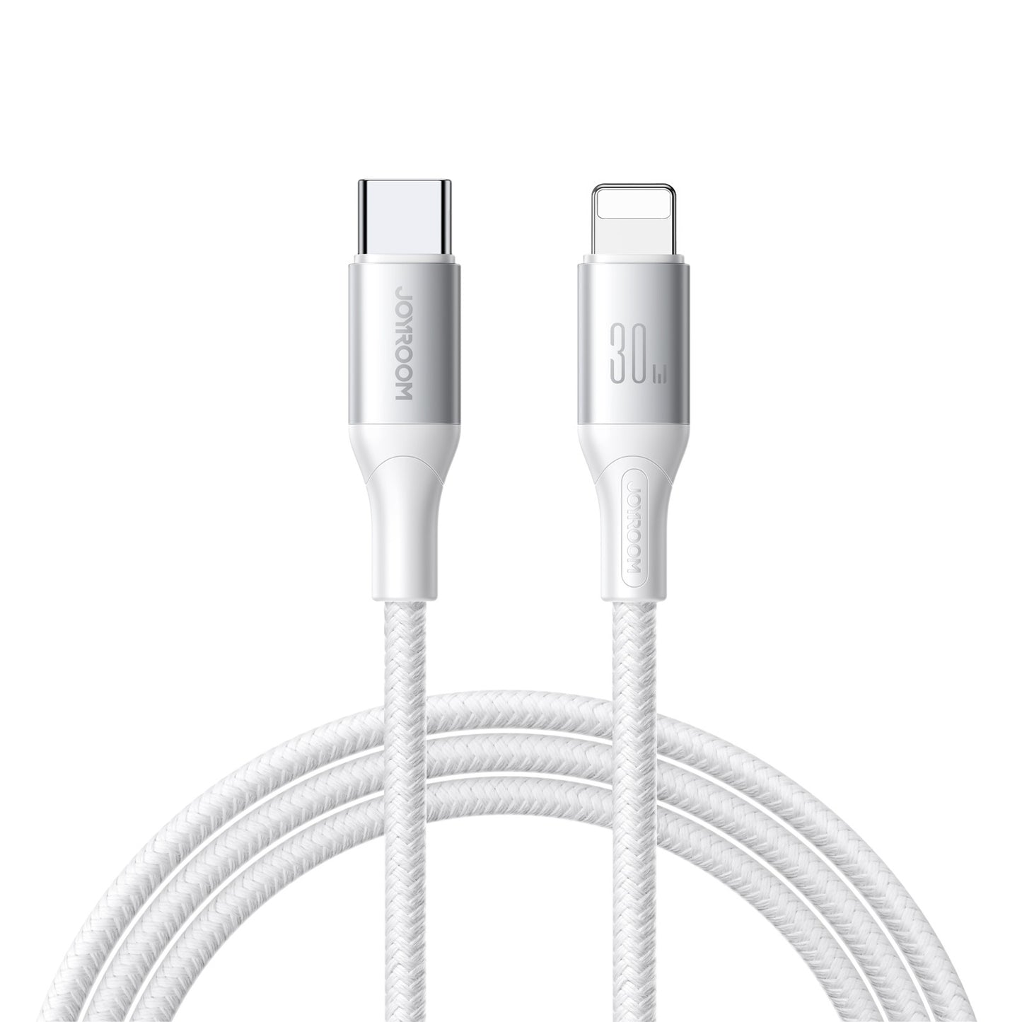 USB-C to Lightning Data and Charging Cable Joyroom S-A28 Flash, 30W, 1m, White