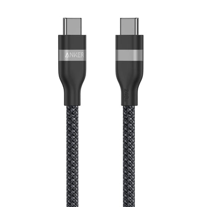 Kabel pro data a nabíjení USB-C - USB-C Anker, 240W, 0.9m, Černý A82E2H11