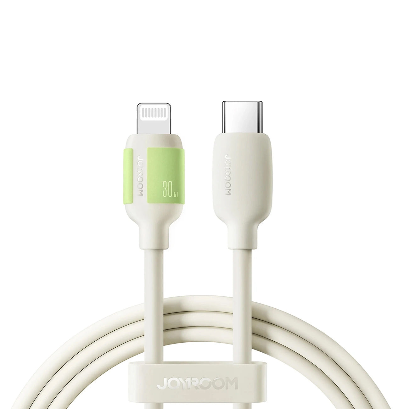 Datový a nabíjecí kabel USB-C - Lightning Joyroom S-A53, 30W, 2m, béžový