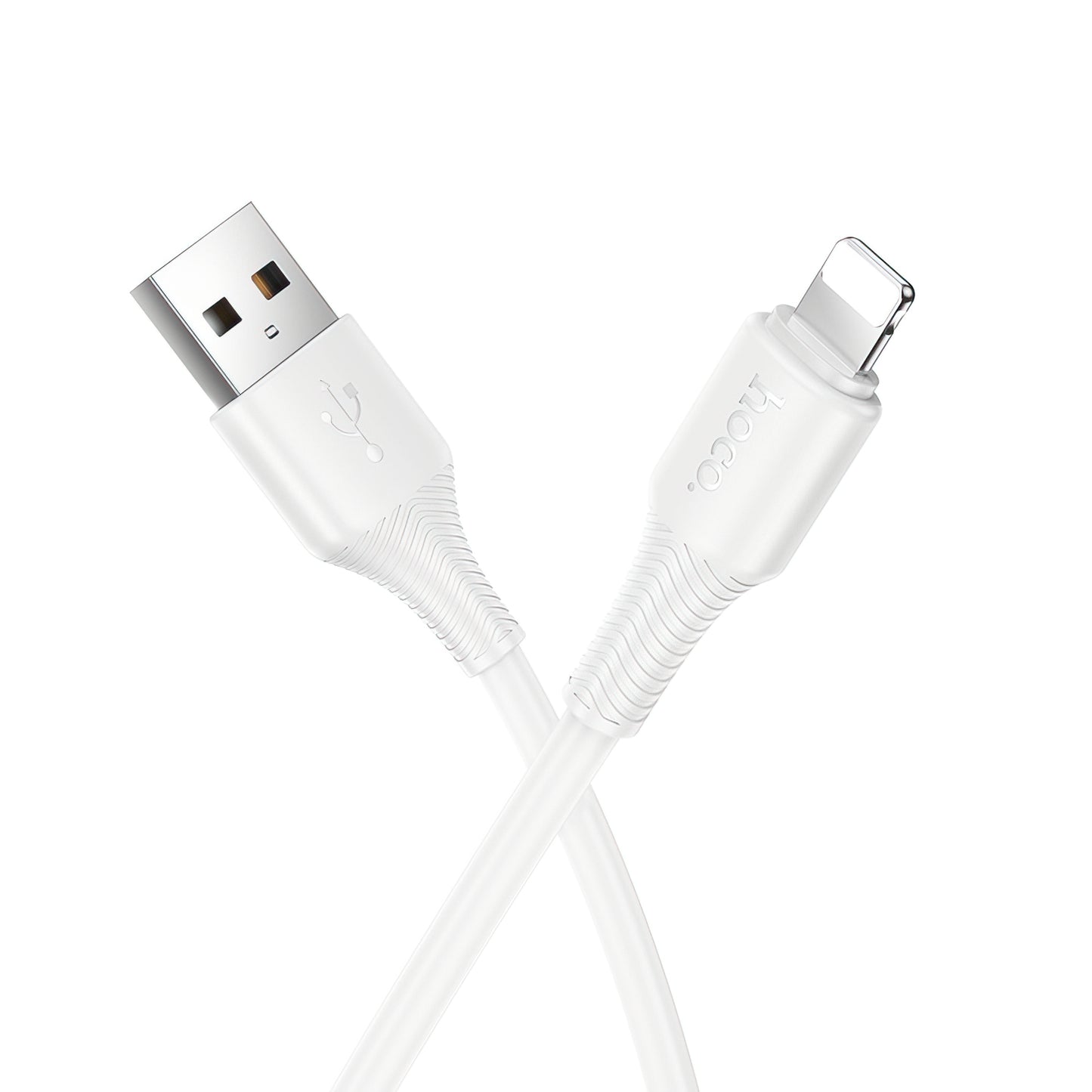 Datový a nabíjecí kabel USB-A - Lightning HOCO X120, 18W, 1m, Bílý
