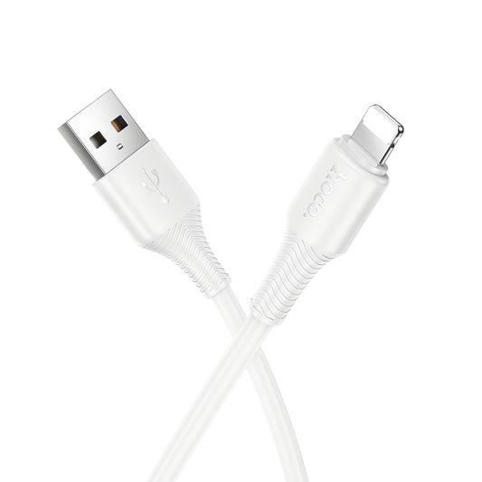 Datový a nabíjecí kabel USB-A - Lightning HOCO X120, 18W, 1m, Bílý