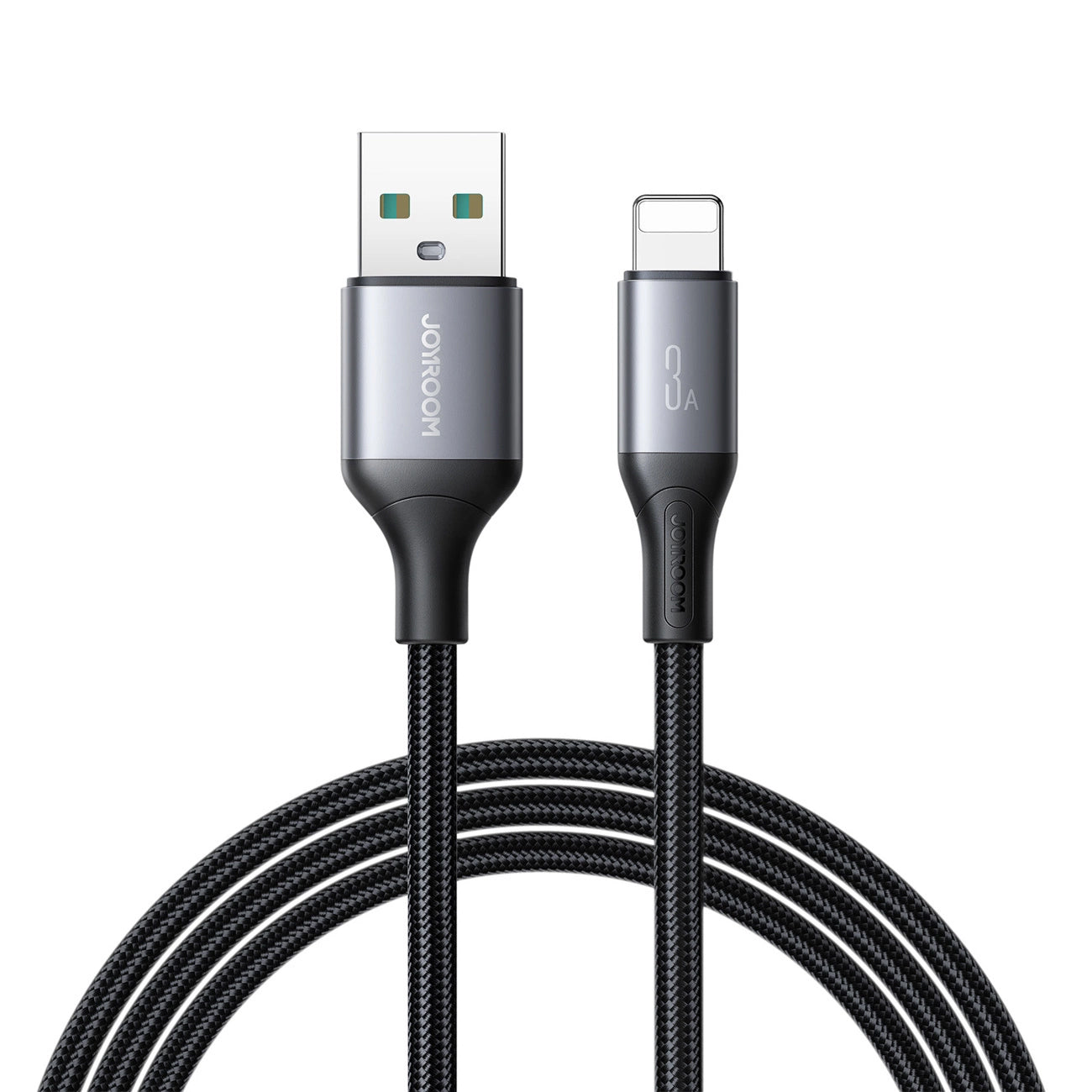 Datový a nabíjecí kabel USB-A - Lightning Joyroom S-A28 Flash, 18W, 2m, černý