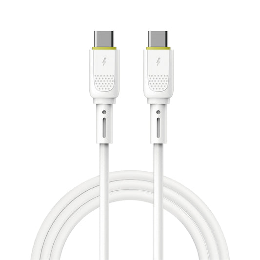 USB-C Data and Charging Cable - USB-C WiWu Wi-C034, 60W, 1.2m, White