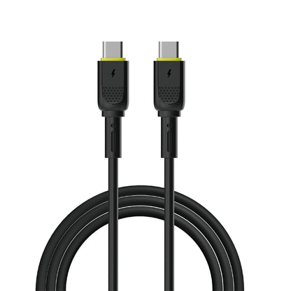 Datový a nabíjecí kabel USB-C - USB-C WiWu Wi-C034, 60W, 1.2m, Černý