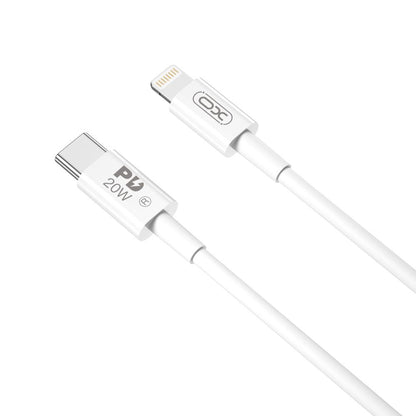 Datový a nabíjecí kabel USB-C - Lightning XO Design NB-Q189B, 20W, 2m, Bílý