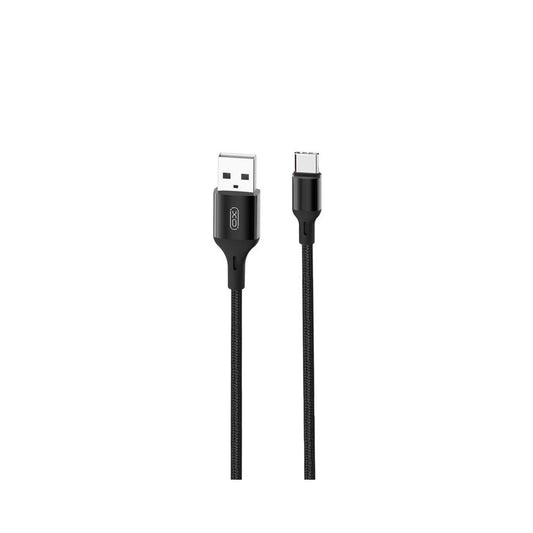 Datový a nabíjecí kabel USB-A - USB-C XO Design NB143, 18W, 1m, Černý
