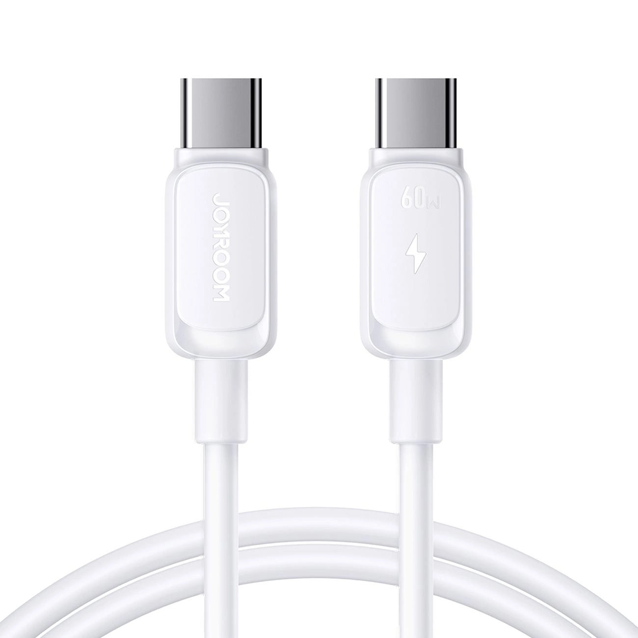 Datový a nabíjecí kabel USB-C - USB-C Joyroom S-A14, 60W, 1.2m, Bílý