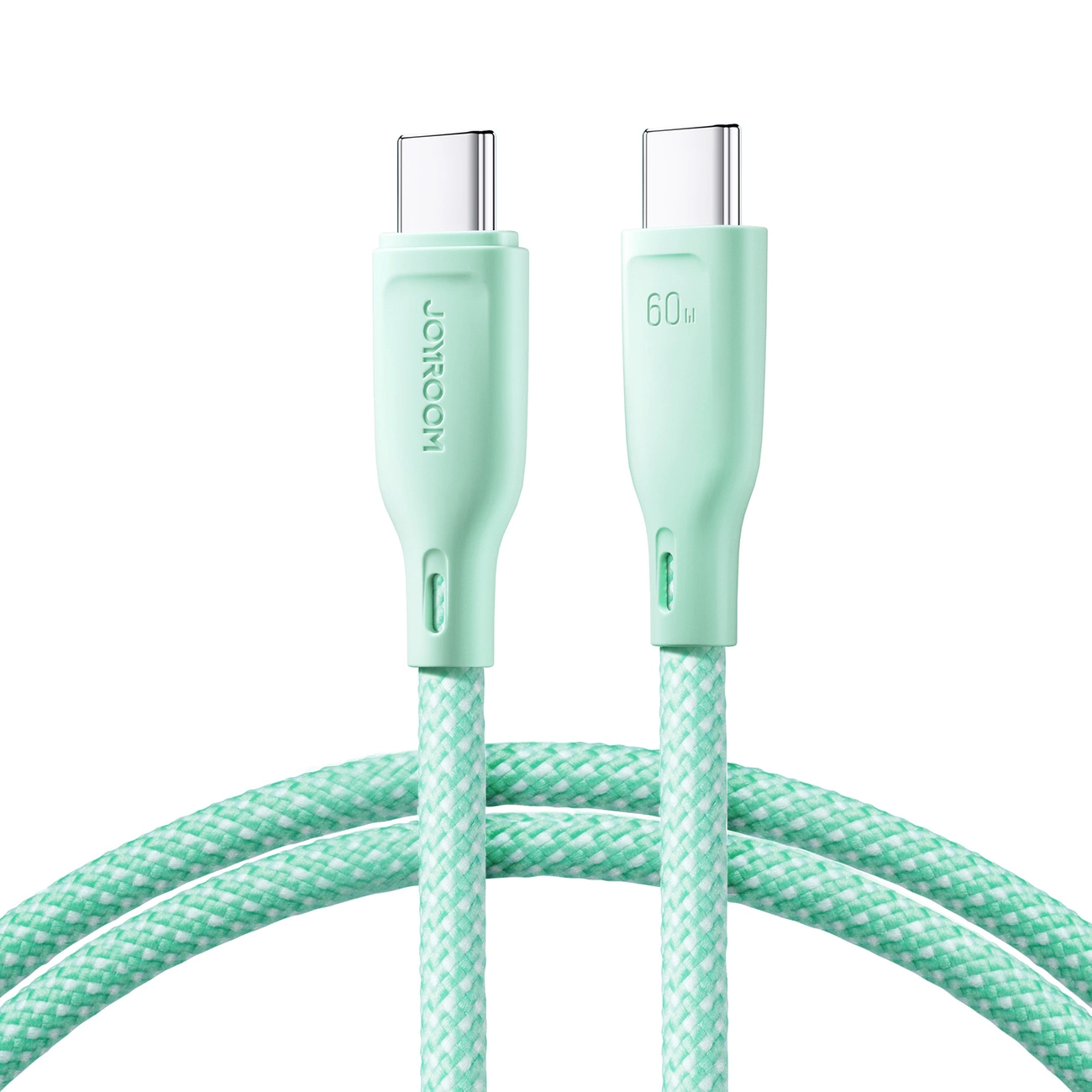Kabel pro data a nabíjení USB-C - USB-C Joyroom S-A34, 60W, 1m, zelený