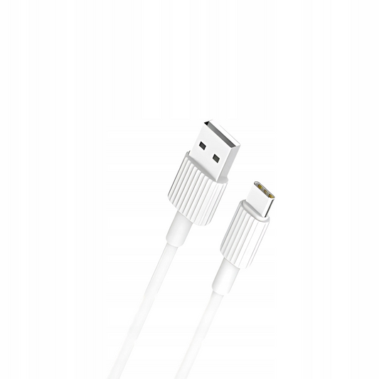 Datový a nabíjecí kabel USB-A - USB-C XO Design NB156, 60W, 1m, Bílý