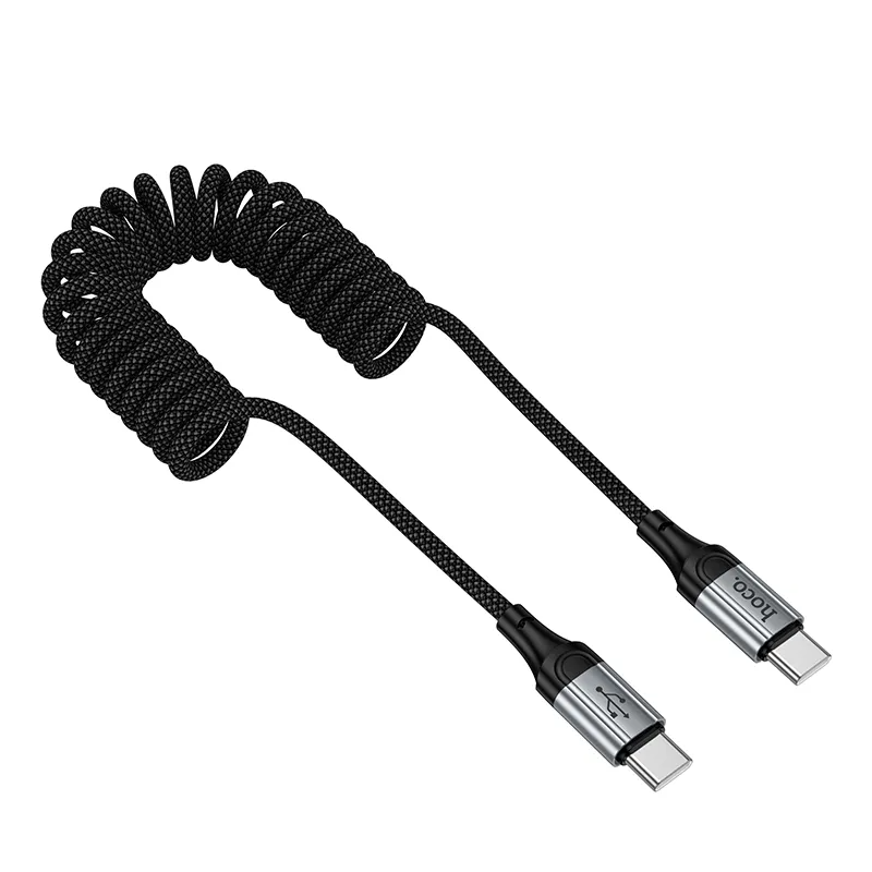 Kabel pro data a nabíjení USB-C - USB-C HOCO X121, 60W, 1.5m, černý