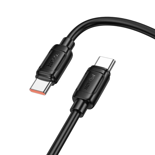 Datový a nabíjecí kabel USB-C - USB-C HOCO X115, 240W, 1m, černý